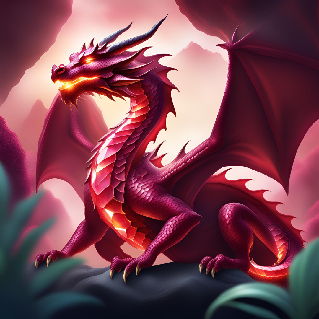 Image of a ruby dragon